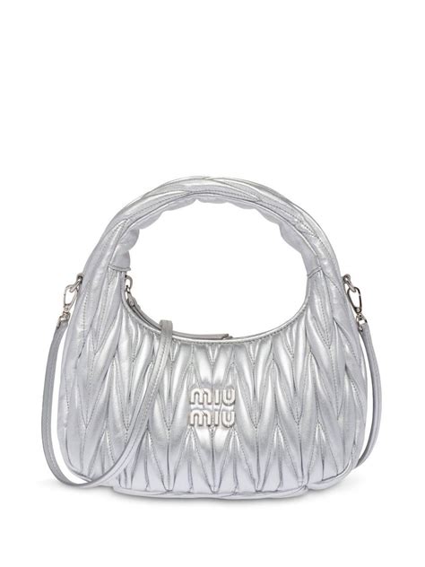 miu miu silver bag